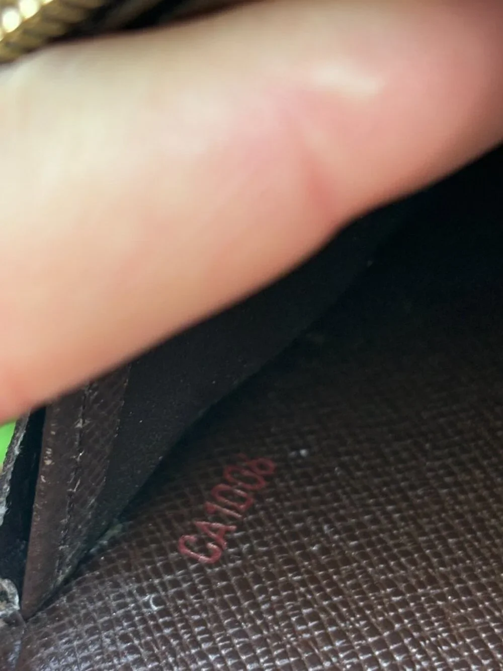 Authentic Louis Vuitton Damier long bifold wallet